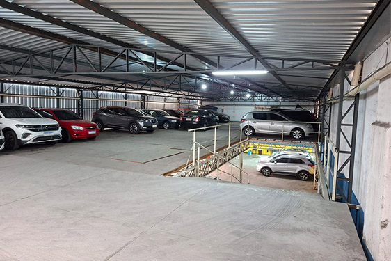 Imagem de uma das filiais da empresa Gold Park.