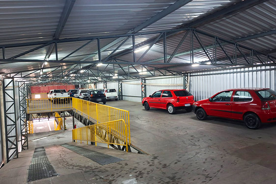 Imagem de uma das filiais da empresa Gold Park.