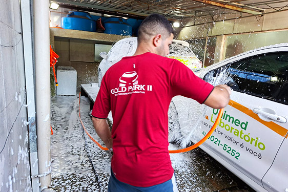 Imagem de uma das filiais da empresa Gold Park.